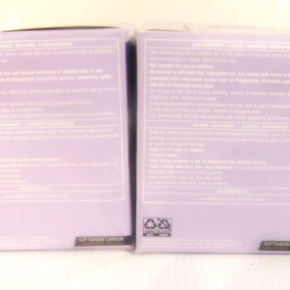 BX75 - 2x Dark & Lovely TRIPLE NOURISHED SILKENING RELAXER Hair Dye - Picture 4 of 6